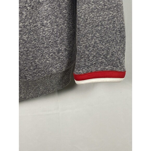 Ohio State Buckeyes Hoodie Pullover Sz M Champion Grey Red White Hand Warmer - Picture 7 of 11